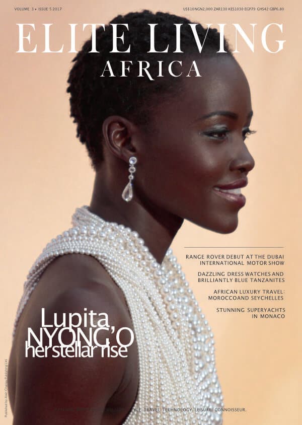 Cover of Elite Living Africa featuring Lupita Nyong'o